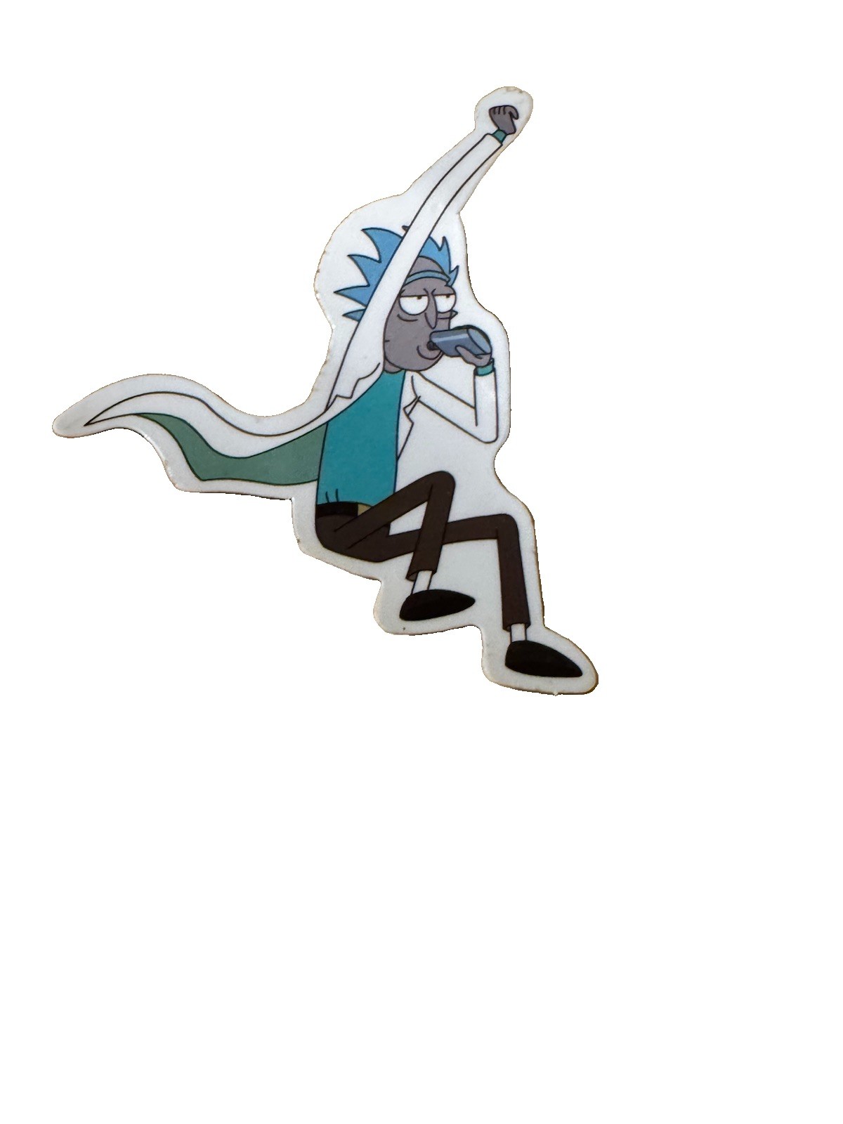 Rick & Morty Sticker – 2 1/2 Inch Rick Drinking / Party