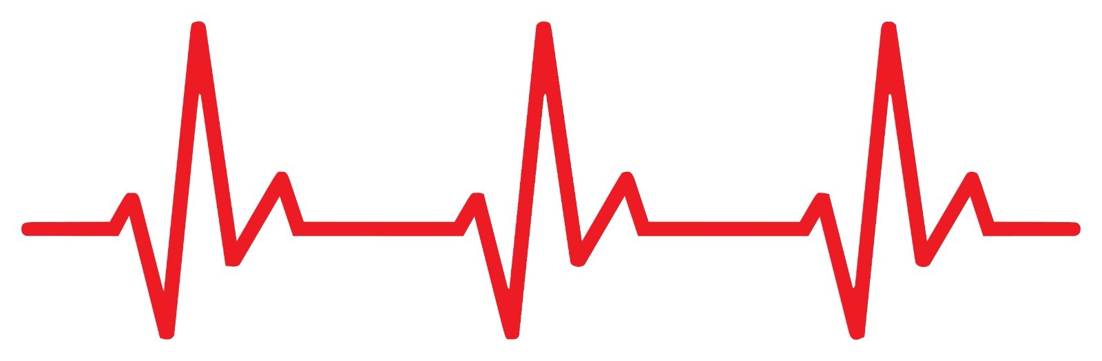 Heart Beat Decal Sticker Pulse Life die-cut heartbeat no background