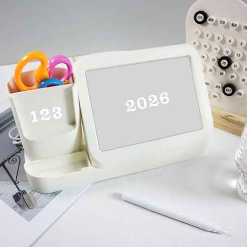 1920 Pieces Small Number Stickers, 1/2" Waterproof Vinyl Self 1/2 Inch White