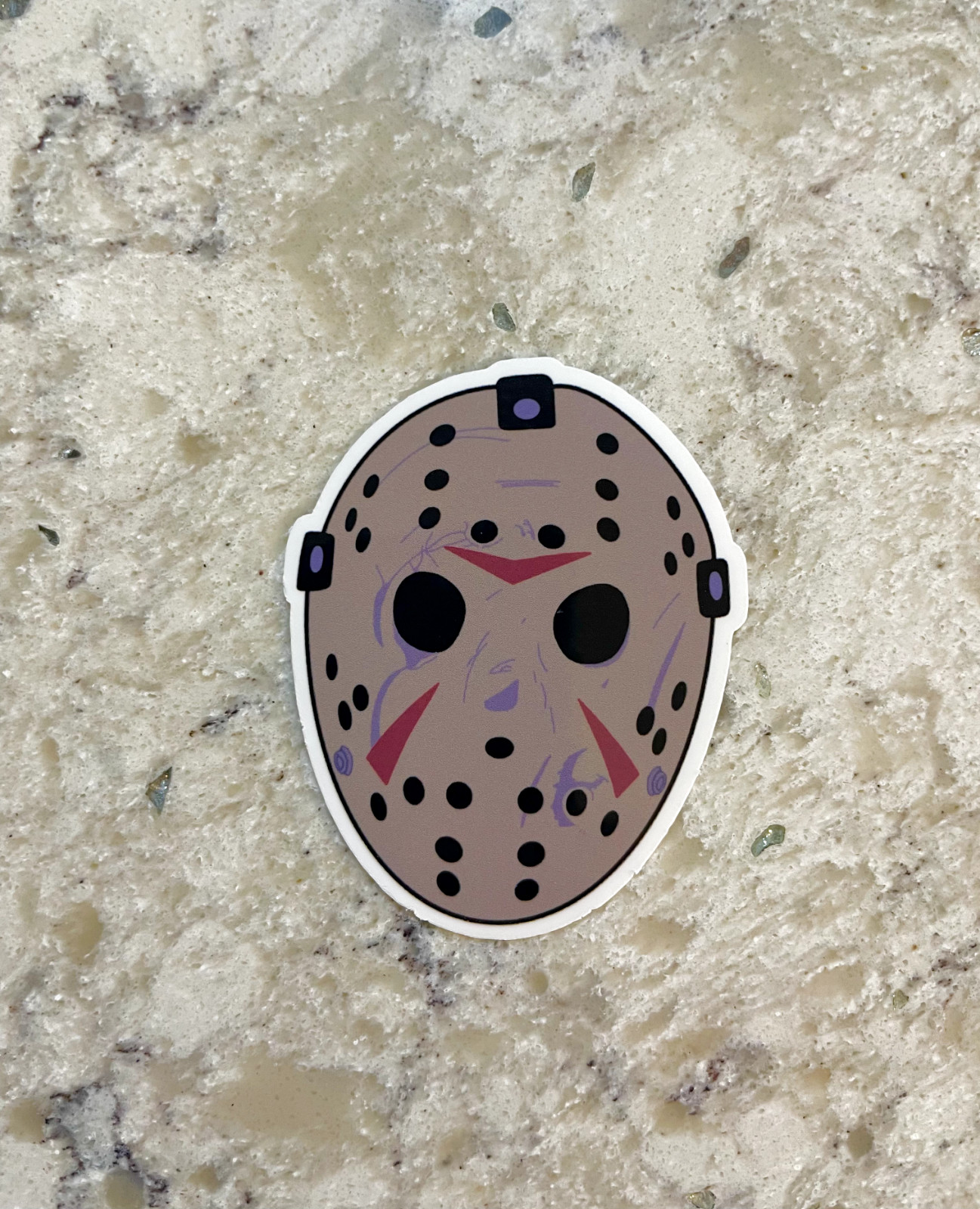 Jason Vorhees Sticker l Gloss or Holographic Laminate l Waterproof Decal