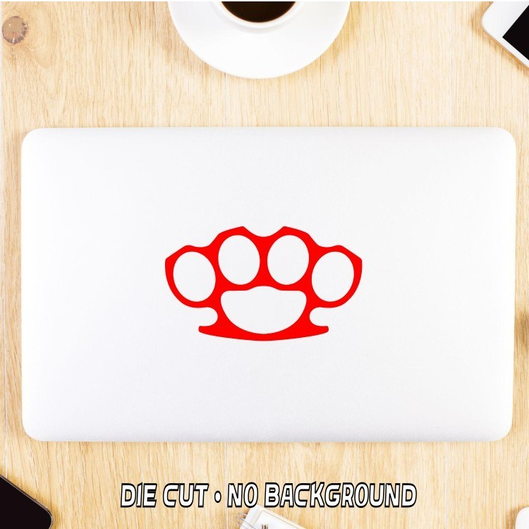 Brass Knuckles Decal Vinyl Sticker Die Cut Car Truck Window Laptop Art decal