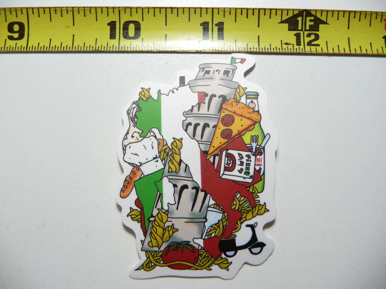 ITALY COLLECTION OF ITALIAN SITES SMALL STICKER DECAL VACATION TRIP MEMORIES