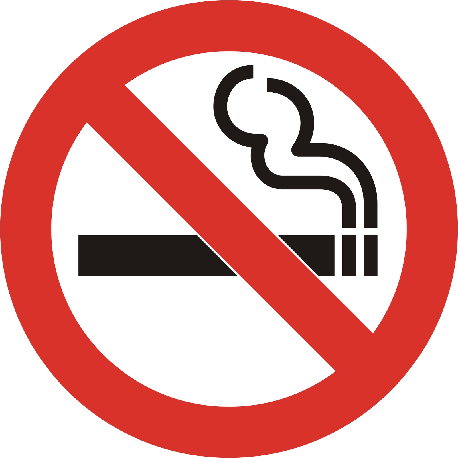 NO SMOKING SIGN Vinyl Decal / Sticker ** 5 Sizes **