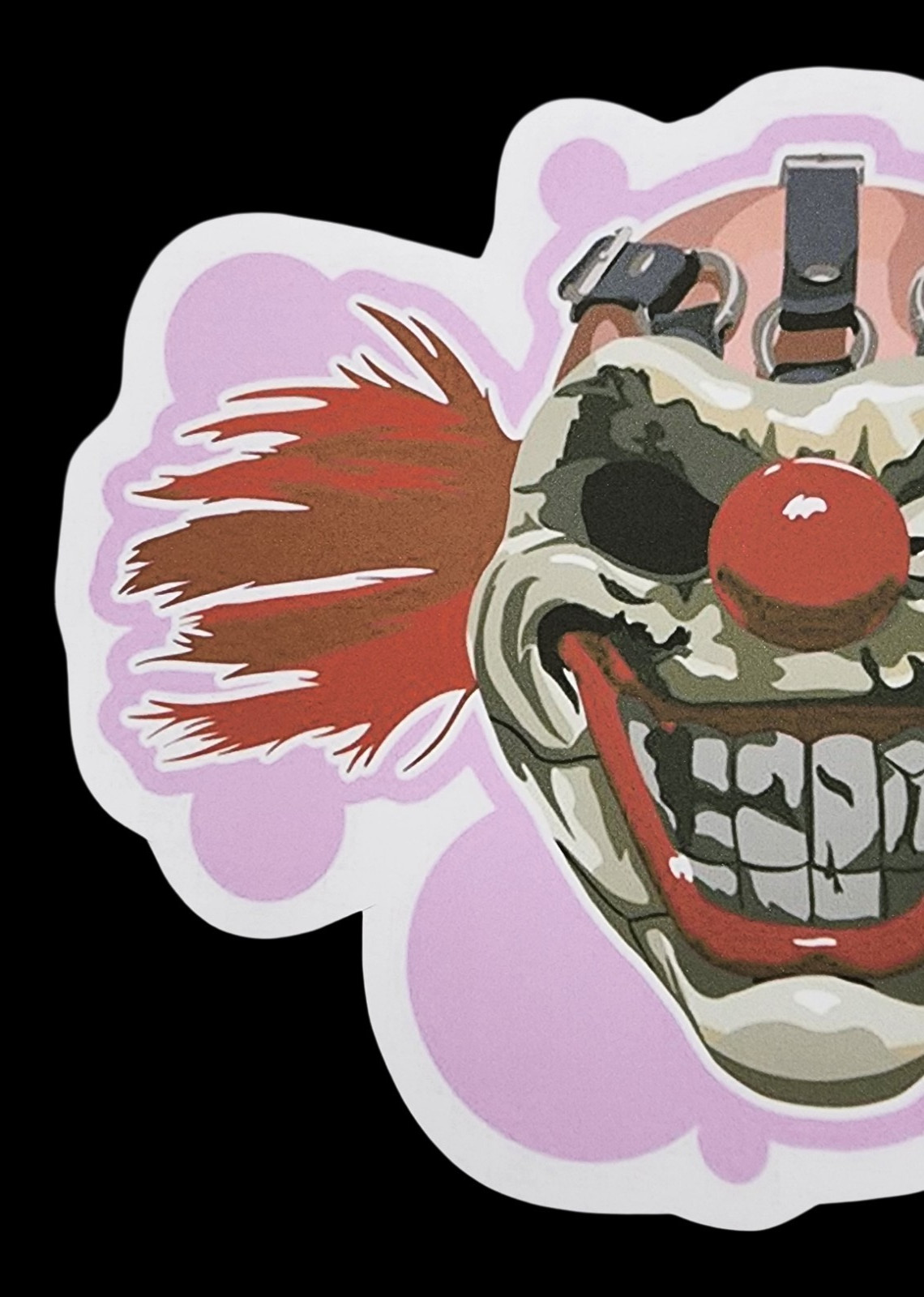 Sweet Tooth Twisted Metal Inspired Waterproof Car Decal Laptop Vinyl Sticker