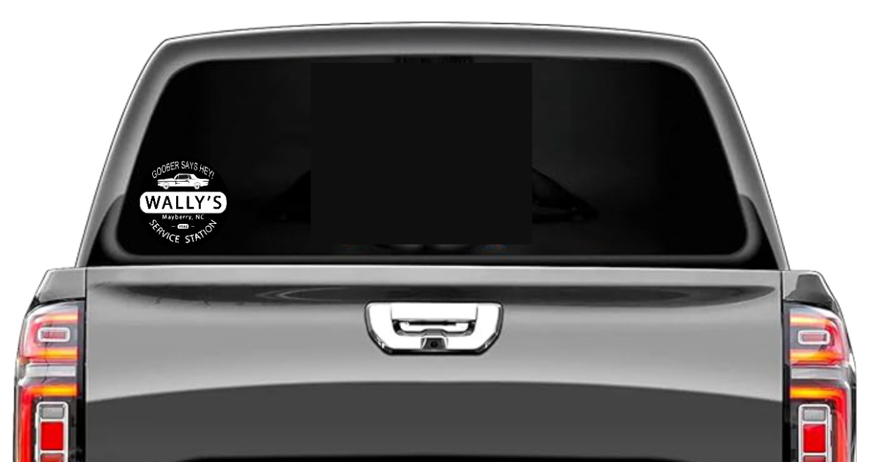 Andy Griffith Show -Wally's (Goober Says Hey) – 4" Vinyl Decal Car Cooler Laptop