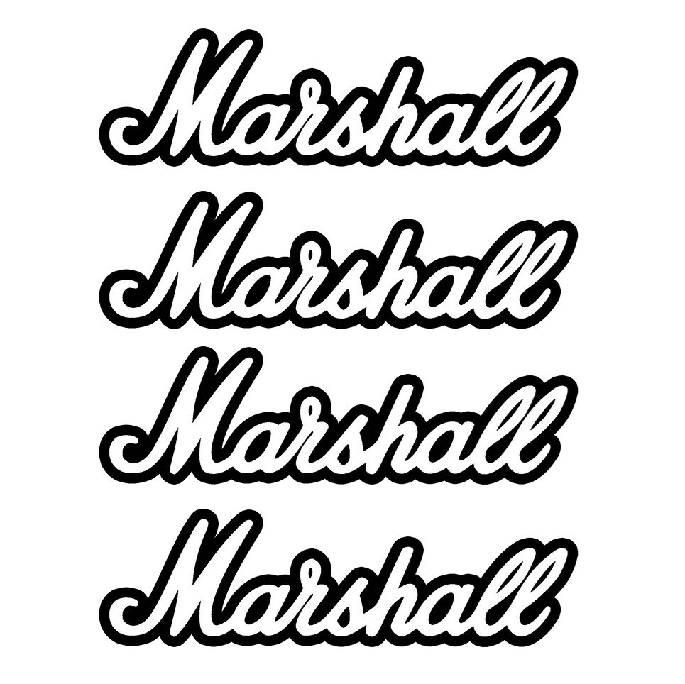 Marshall Amps Decal Marshall Sticker Marshall Amplifier Vinyl Decal