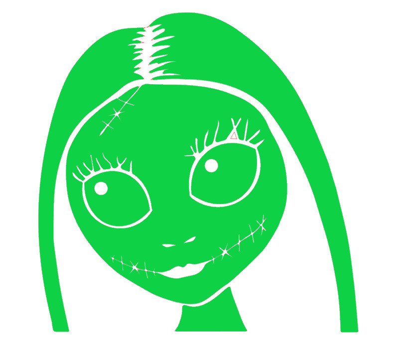 SALLY SKELLINGTON, NIGHTMARE JACK Decal Sticker for Car, Window, Laptop, Tumbler