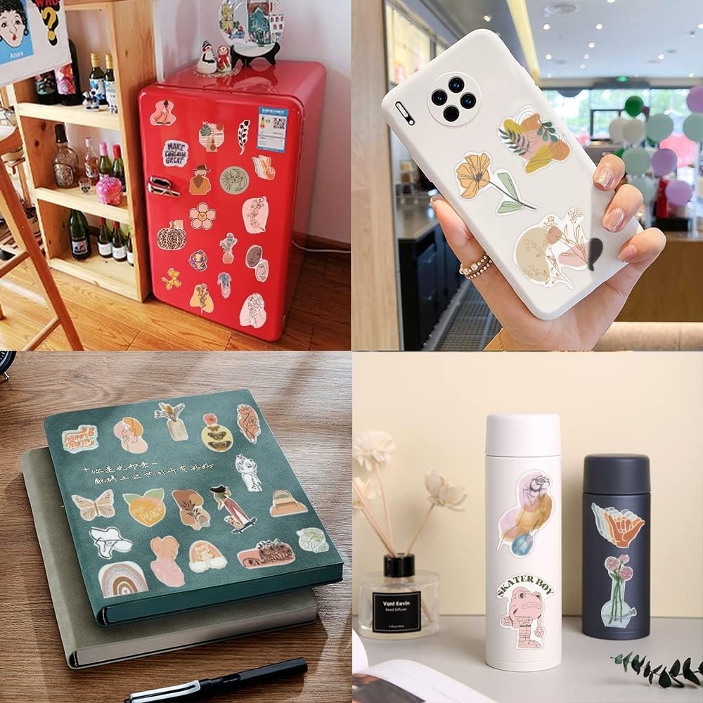 200Pcs Water Bottle Stickers for Kids, Cute Stickers for Water Bottles, Vinyl…