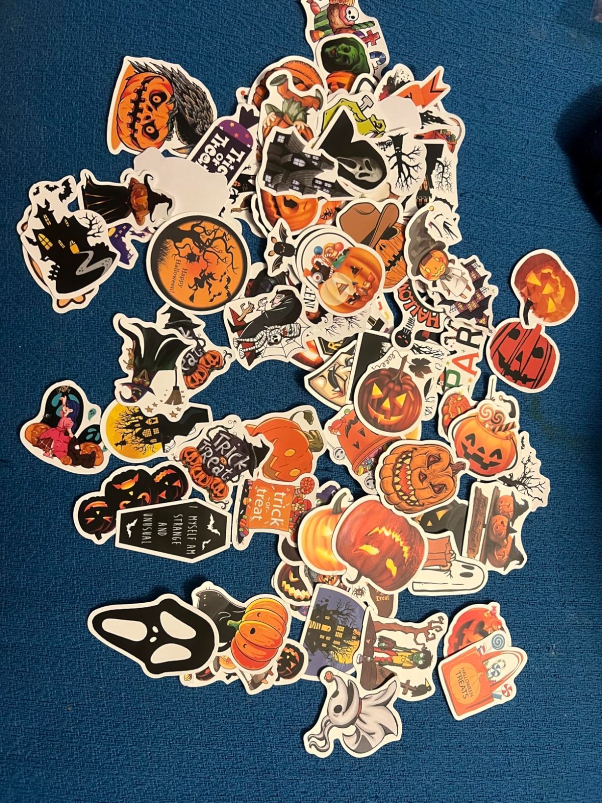 Halloween Mix Sticker Lot 100 Stickers Horror Kids To Adults Something For All!
