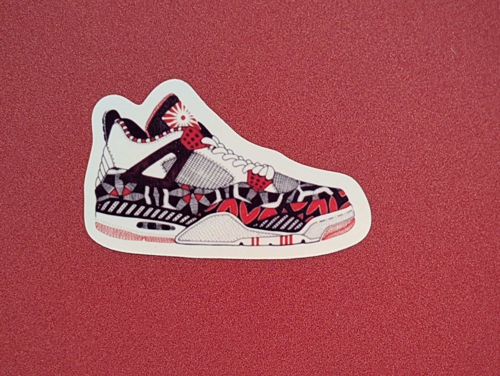 Michael Air Jordan Nike Jumpman Sneakers Tenis Shoes Sticker Decal Bulls ~1 inch