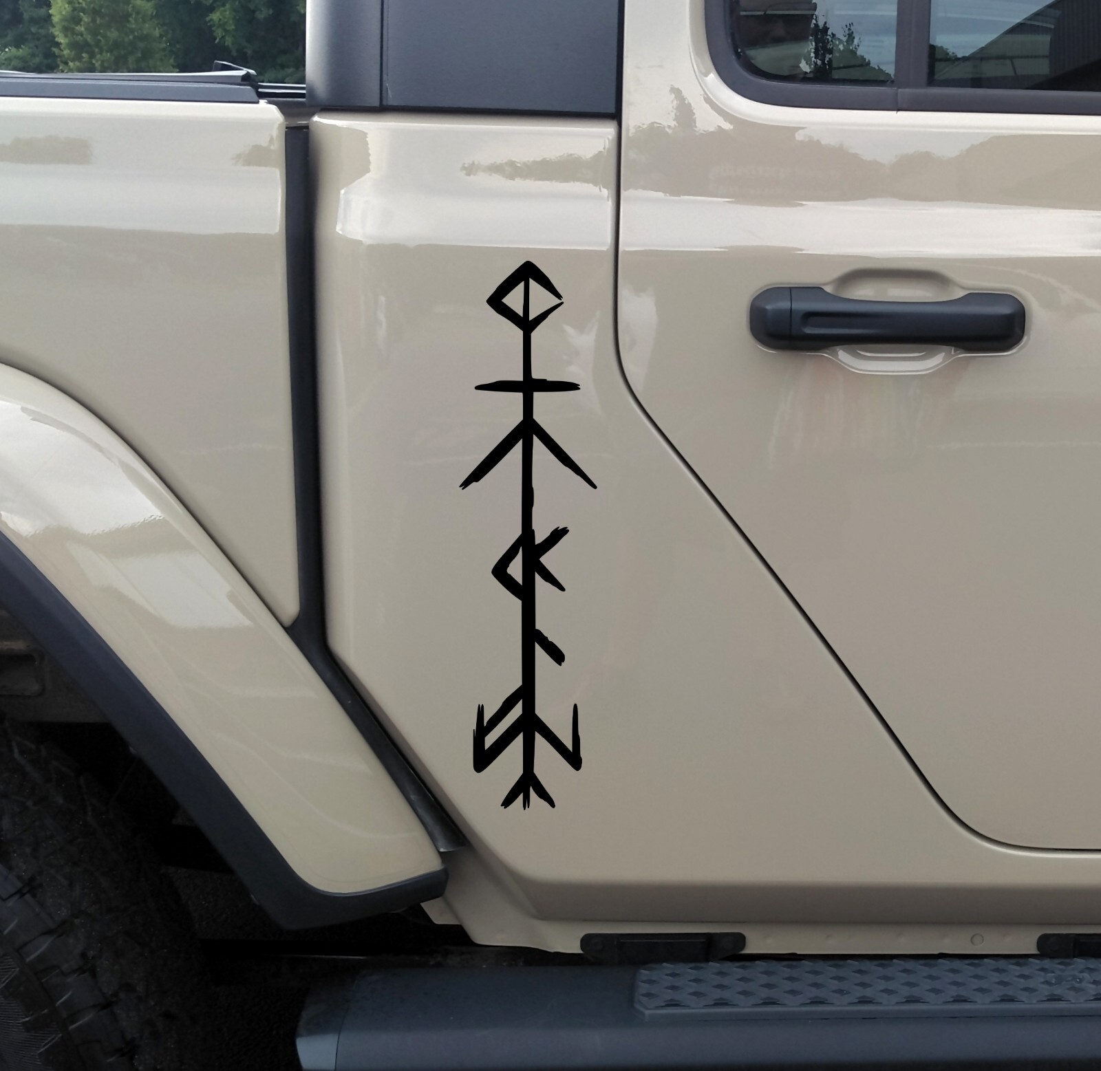 Witch Bindrune Vinyl Decal – Viking Norse Rune – Die Cut Sticker