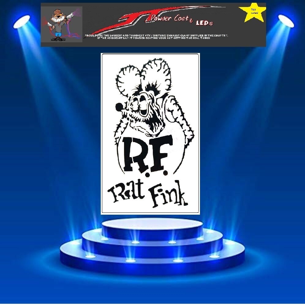 RATT FINK Stencil Template Airbrush Paint 4X6