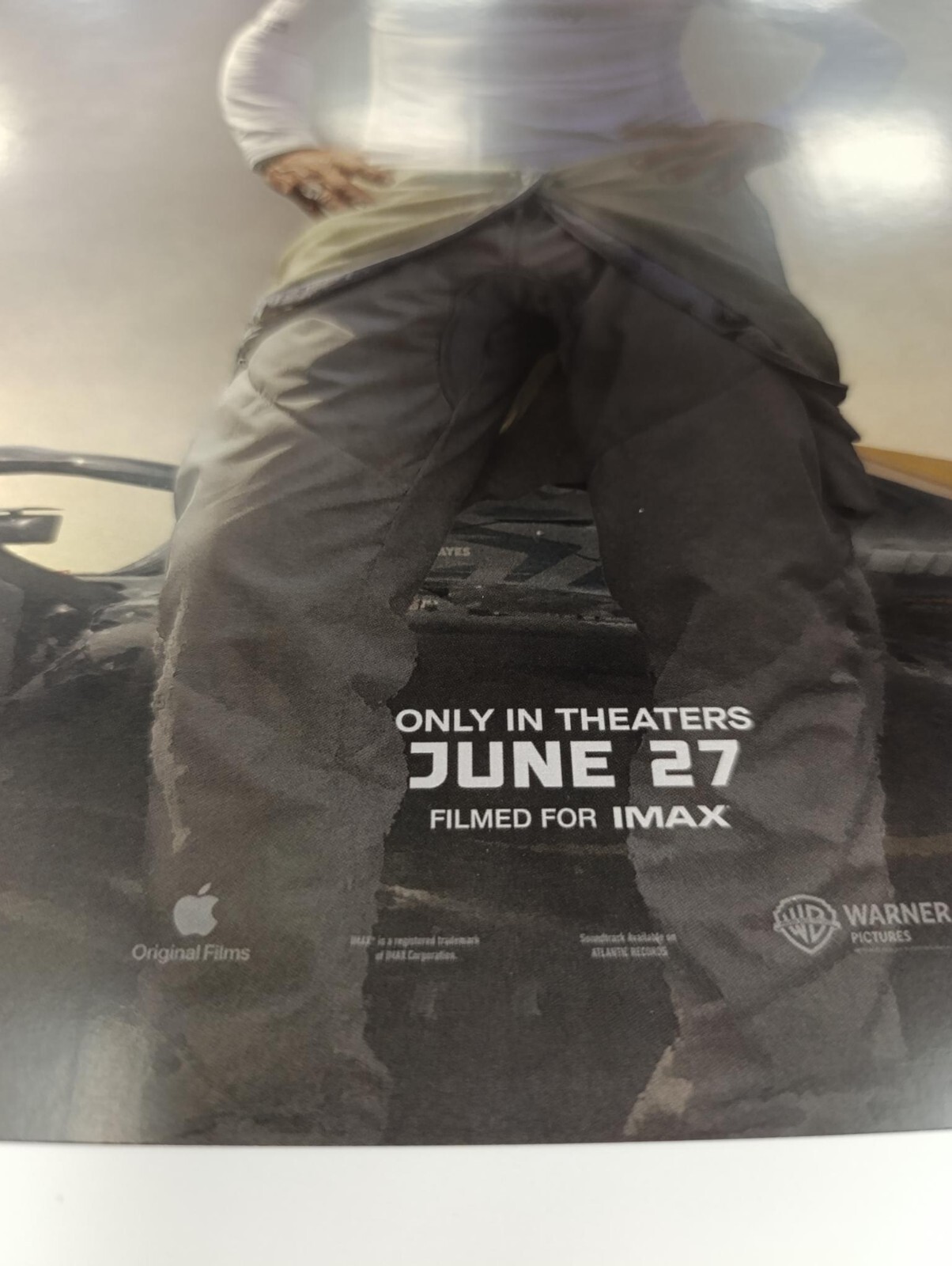 F1 Movie Poster Final Version 2025 Brad Pitt White 300 gr Paper A3 A4