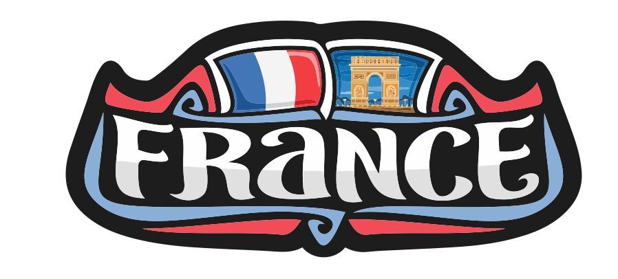 France Sticker Stickers A376