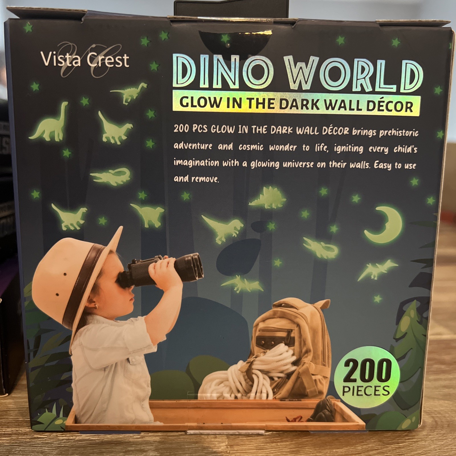 Dinosaur Glow in the Dark Stars for Ceiling/Walls (1) Box of 200 Pieces
