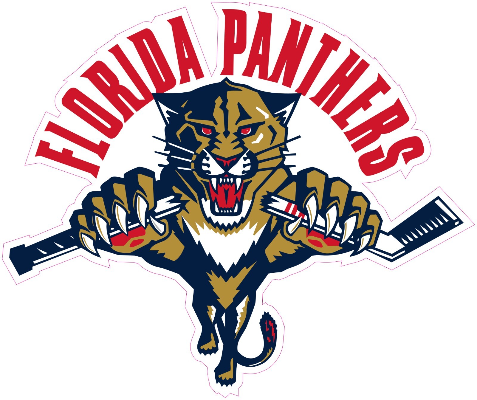 Florida Panthers Hockey Vinyl Decal Sticker Car Truck Bumper Laptop Tumbler Mug