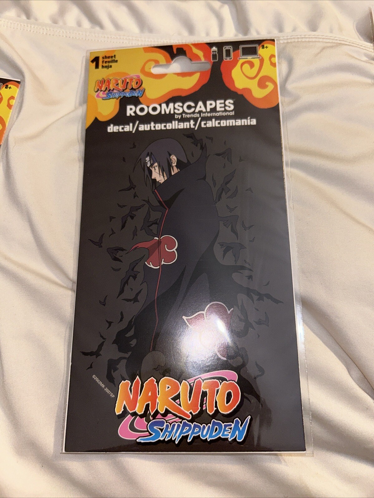 (3) Packages Naruto Shippuden Car Window Decal Sticker 3.5in x 6in New Sealed