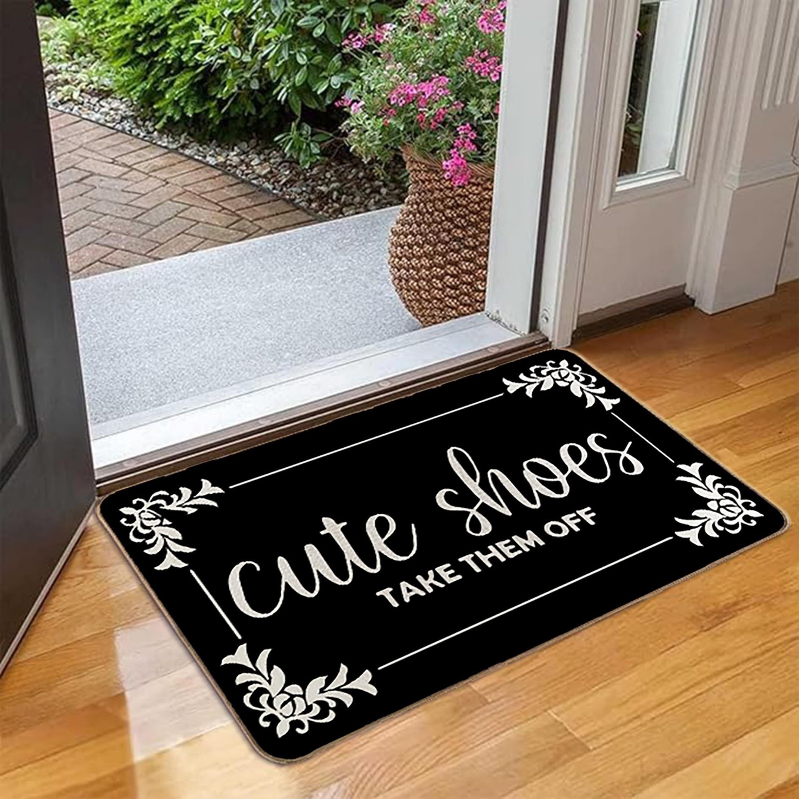 Cute Shoes Take Them Off Doormat 17x 30 Inch Indoor Outdoor Entry Non Slip Ru…