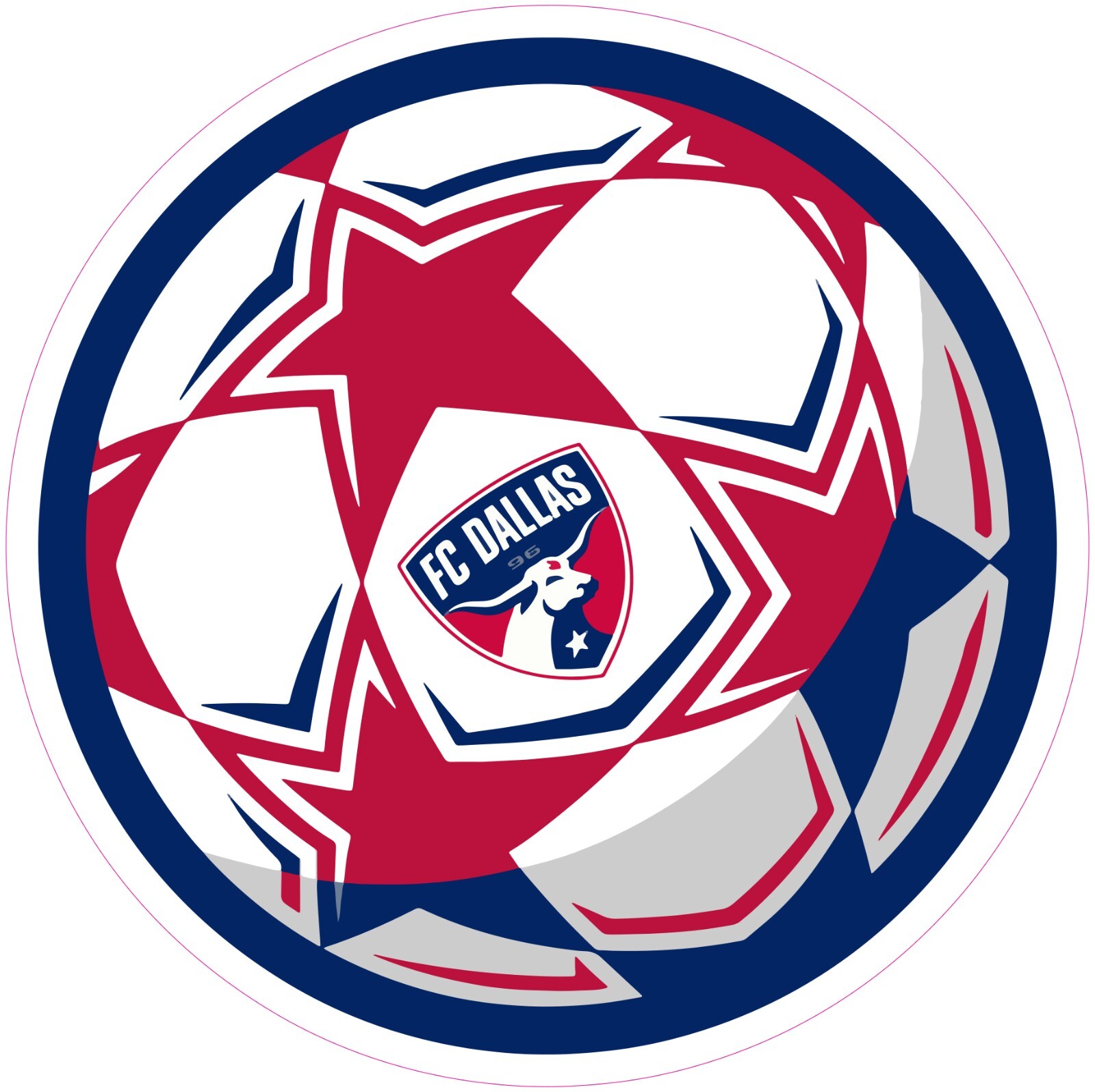 FC Dallas Soccer Vinyl Decal Sticker Car Truck Bumper Laptop Mug Tumbler Window