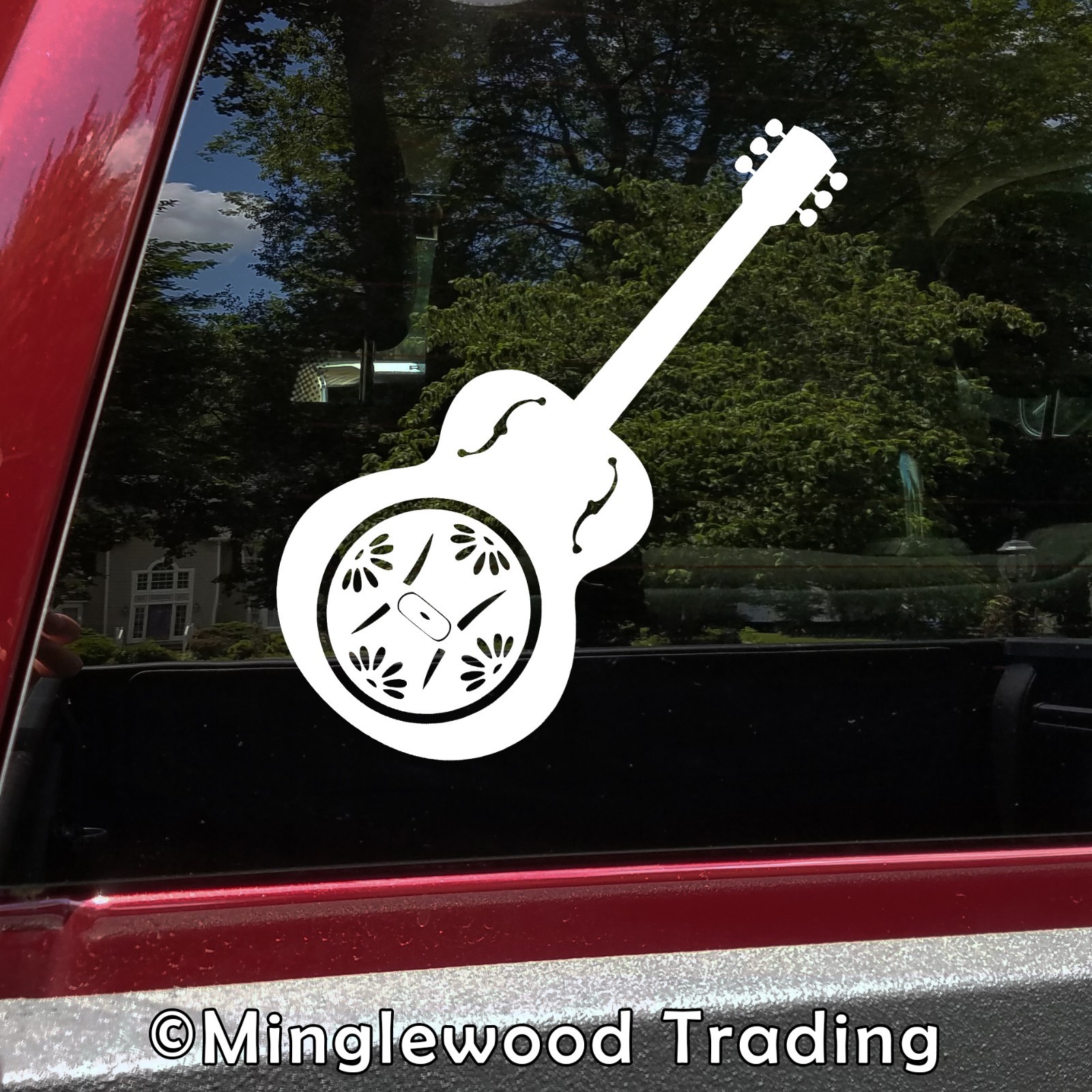 DOBRO Vinyl Sticker – Guitar – Bluegrass Country Blues Music – Die Cut Decal