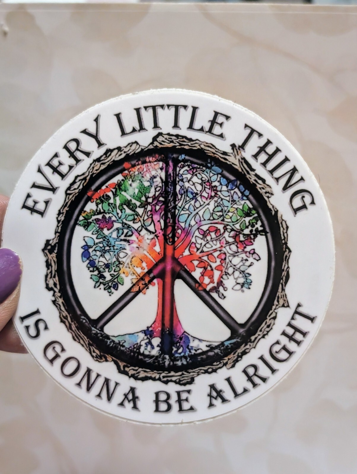 Tree Of Life Peace Vinyl Sticker Peace Love Family Nature