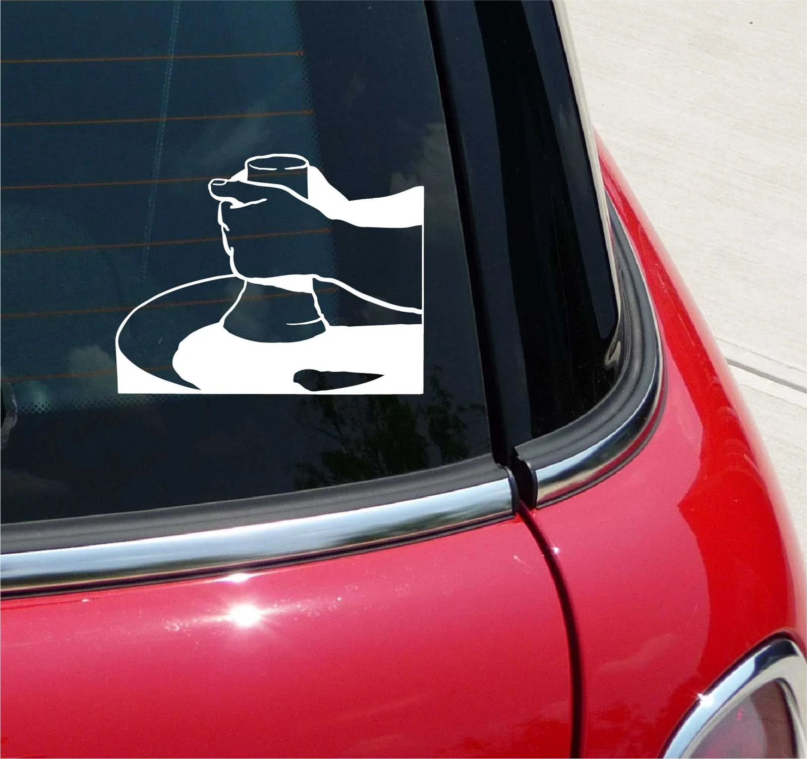 POTTERY WHEEL CERAMICS GRAPHIC DECAL STICKER ART CAR WALL DECOR