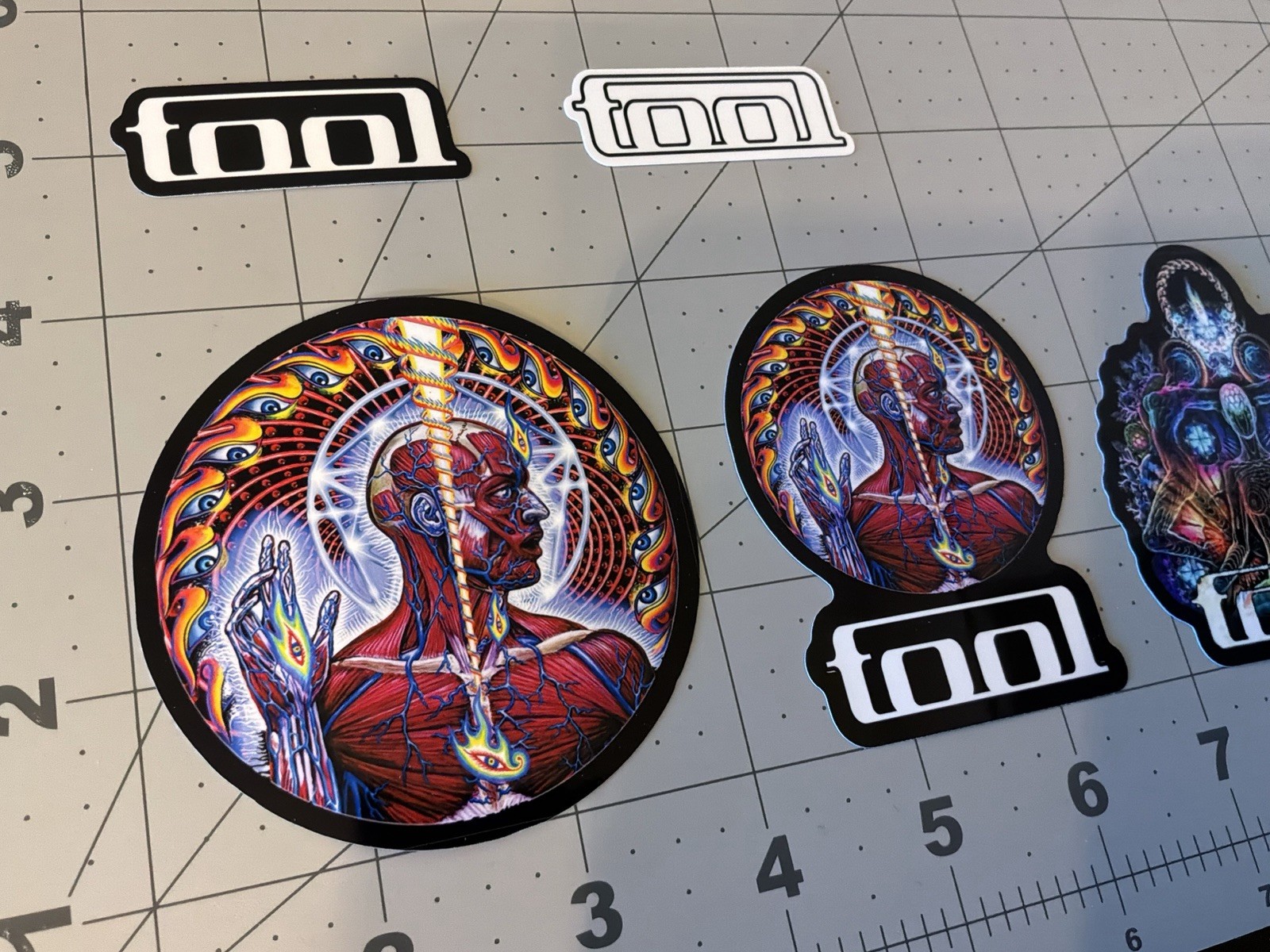 Tool Stickers Band 5 Sticker Lot