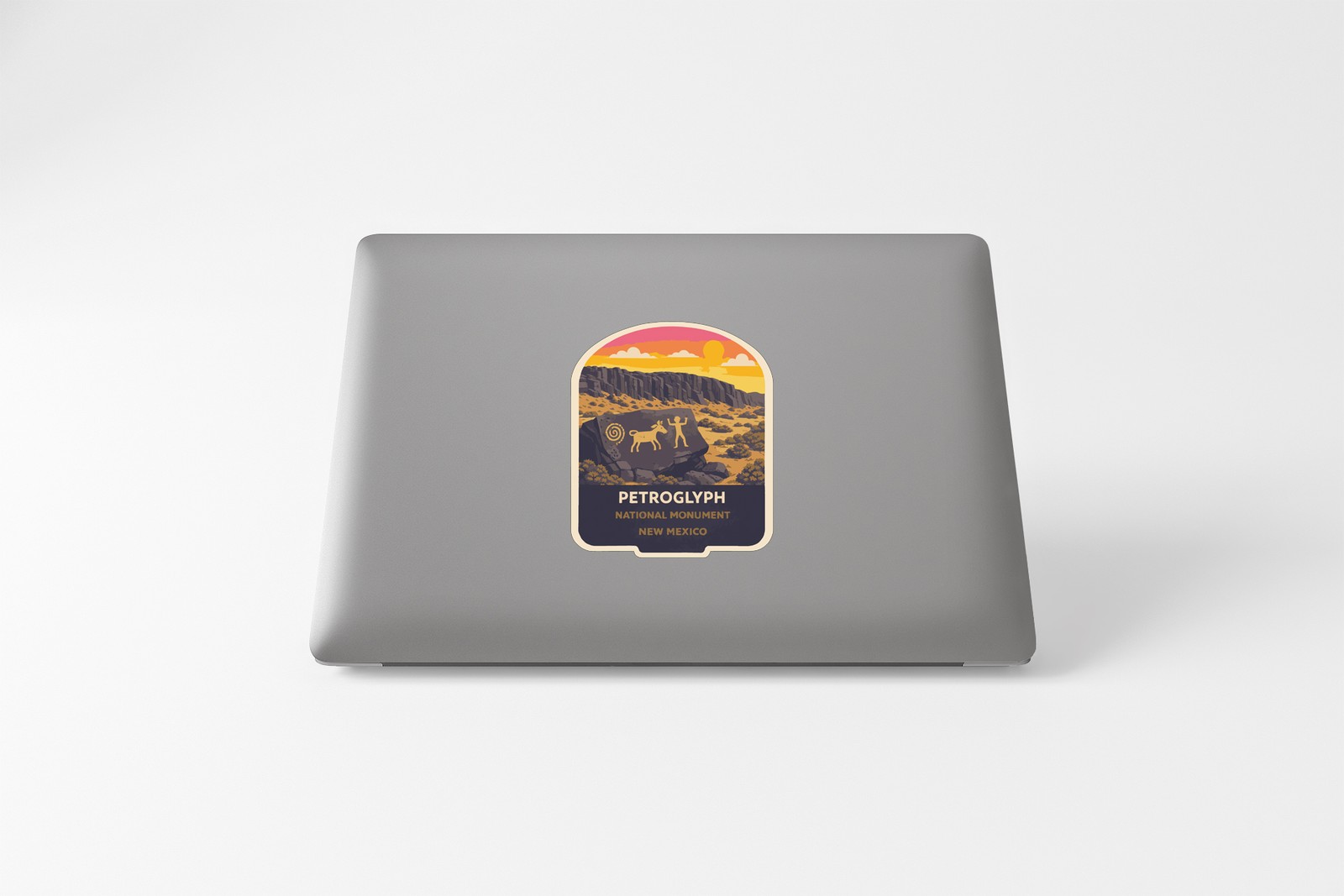 Petroglyph New Mexico Sticker Decal Vinyl Die-Cut US National Monuments Series