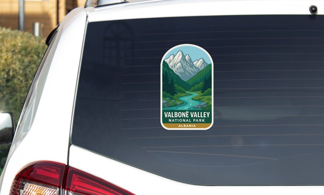 Valbonë Valley Albania National Park Sticker Decal Vinyl Die-Cut World