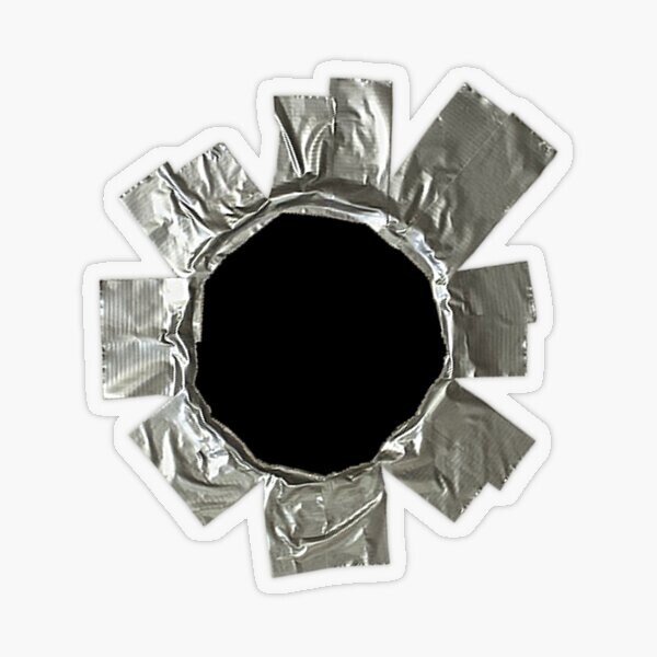 (1) Glory Hole funny prank Cute Funny Sticker