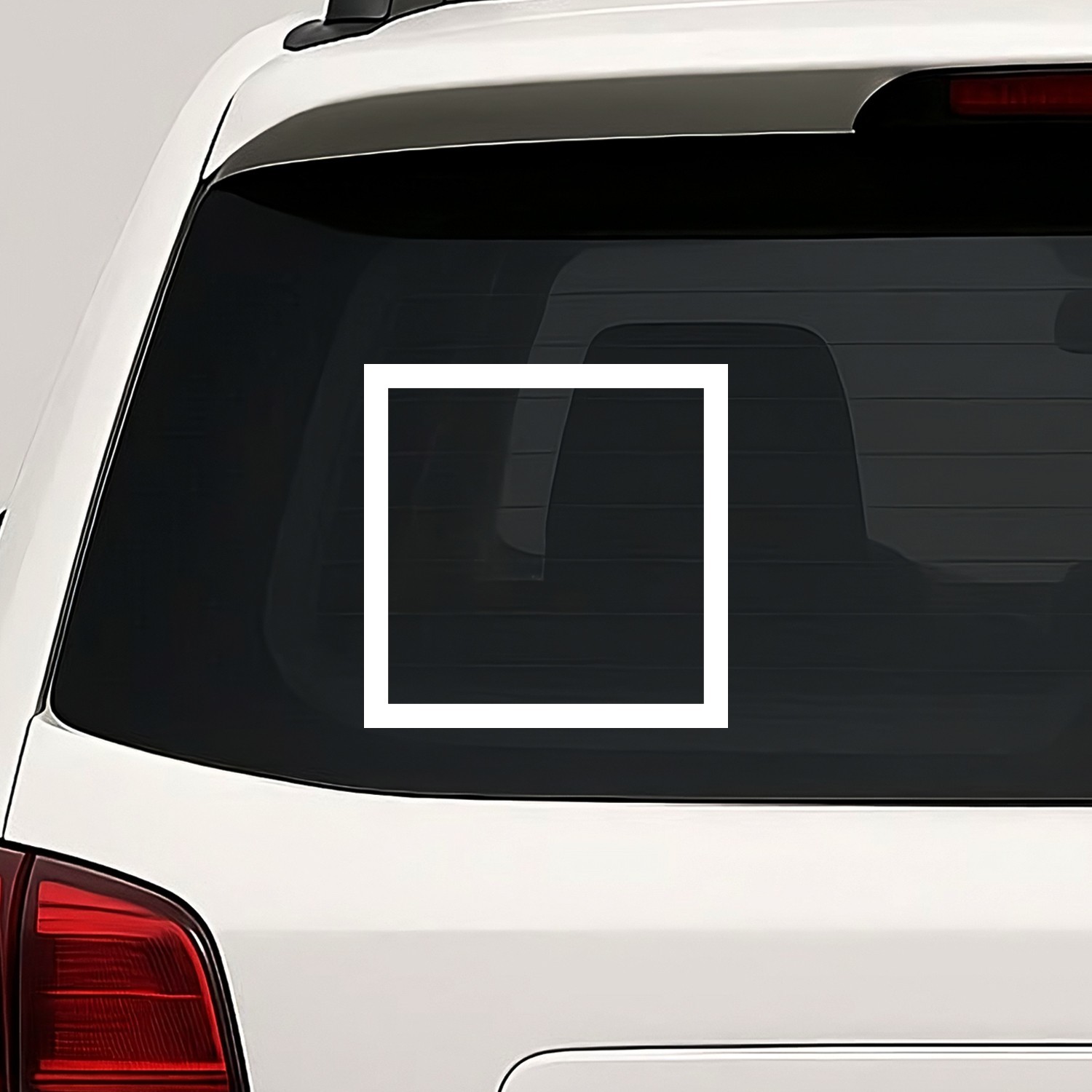 Square Outline Vinyl Die Cut Decal Sticker – Shape