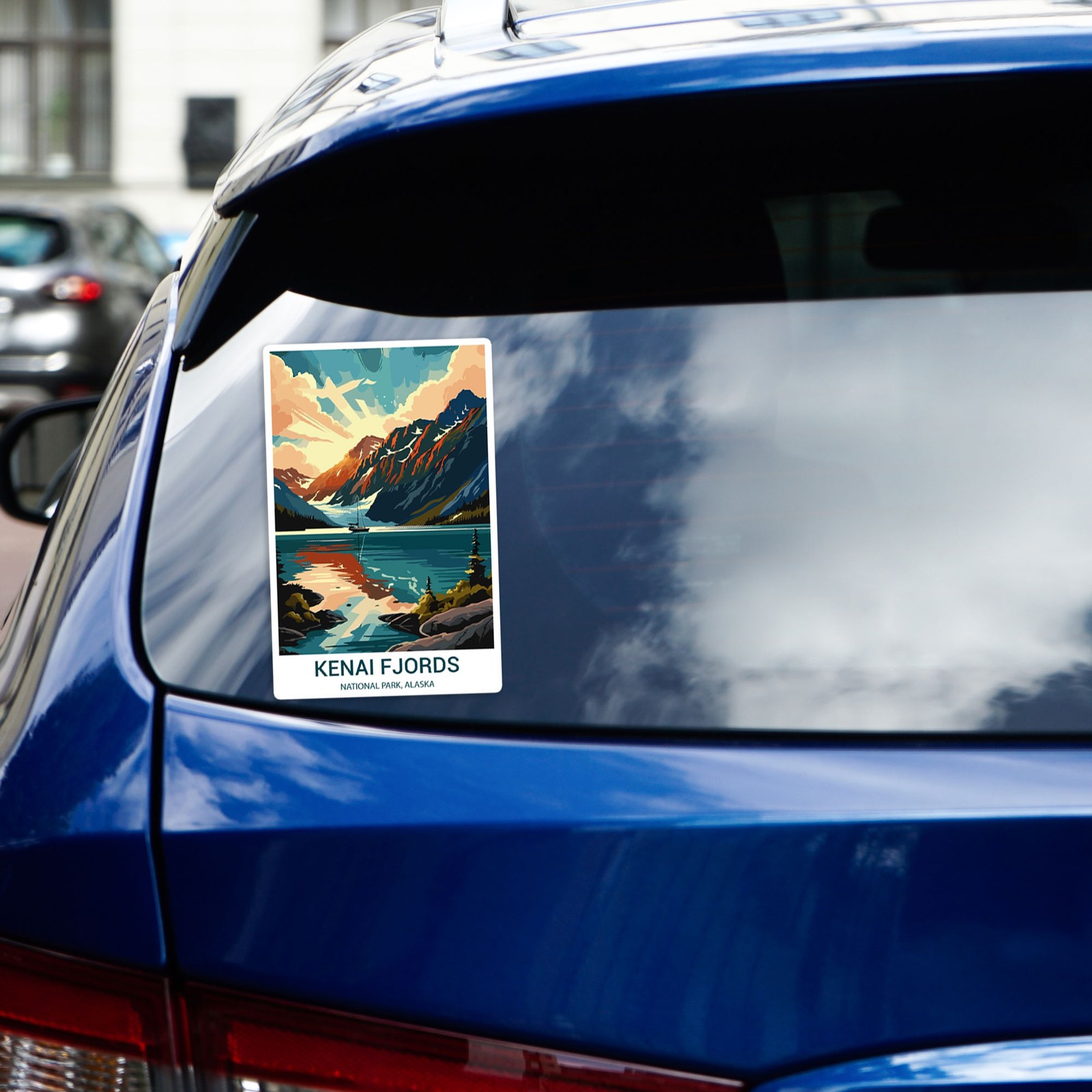 Kenai Fjords National Park – Vinyl Decal Sticker – Car Window Laptop – #1295