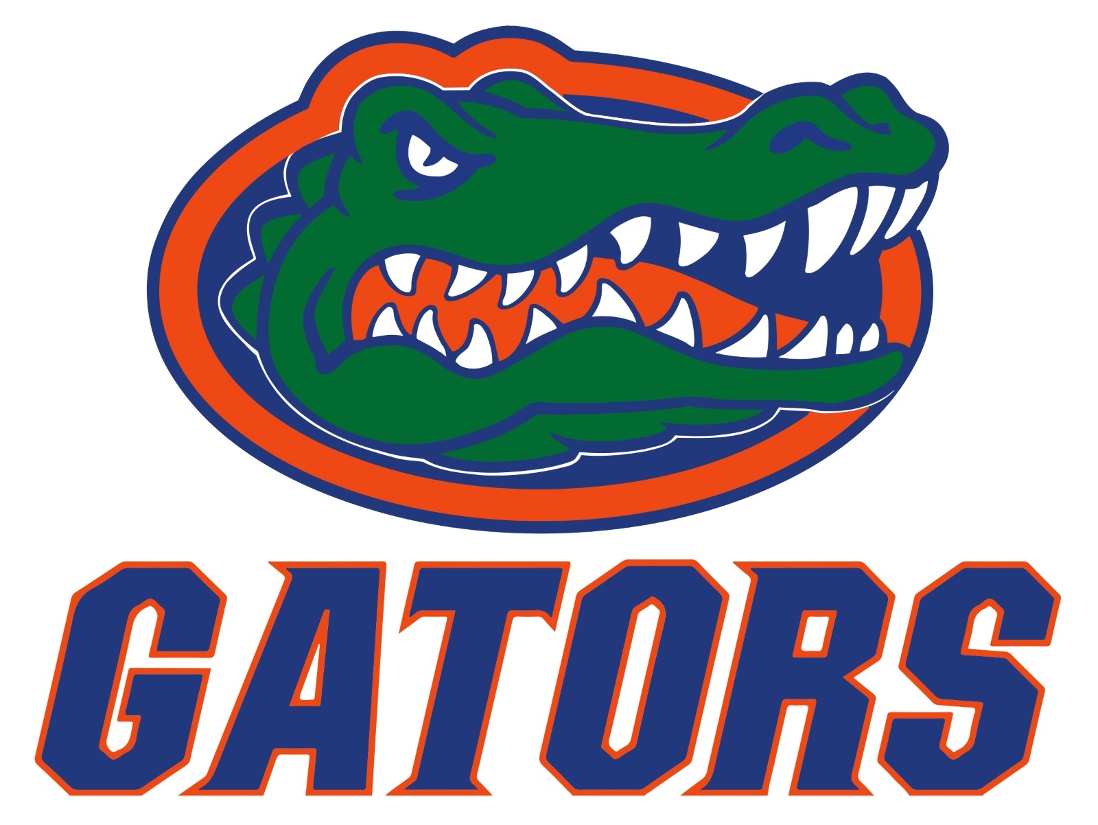 Florida Gators Logo NCAA Wall Decal College Football Decor Vinyl Mural Sticker
