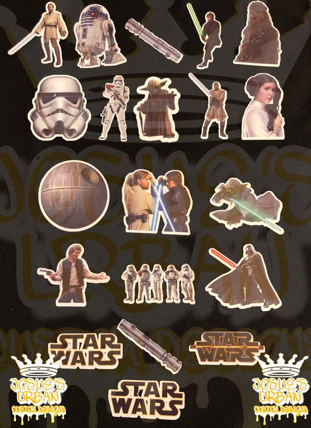 20 pcs Stickers: Star Wars Glossy Stickers