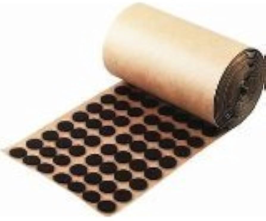 1/2" Brown Felt Dots Surface Protector Felt Pads TROPHY Lamp supplies CRAFTS