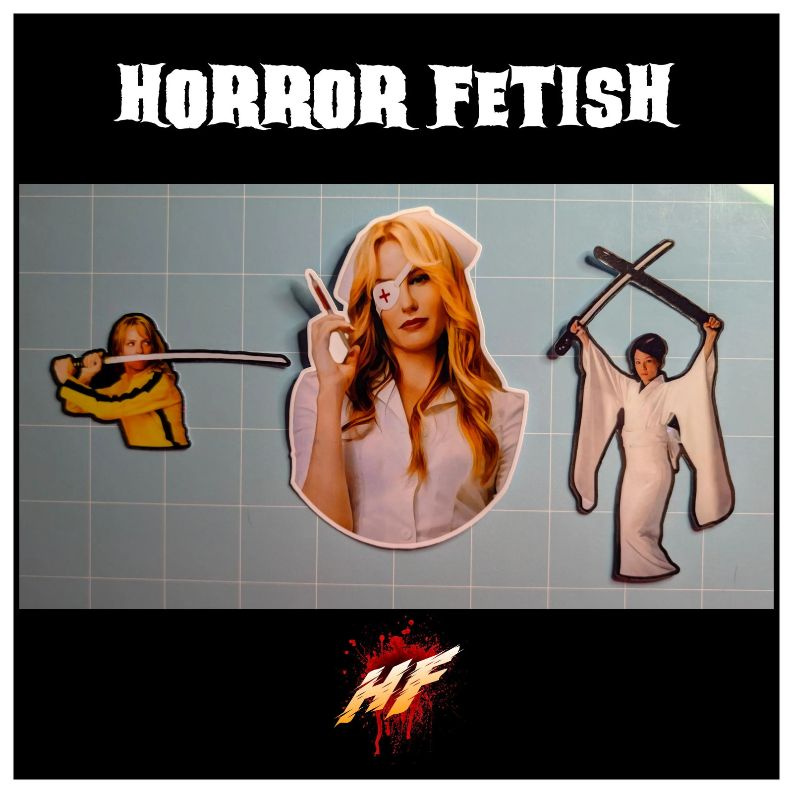 Kill Bill | Horror Movie Character Inspired Die Cut Waterproof Laminated Sticker