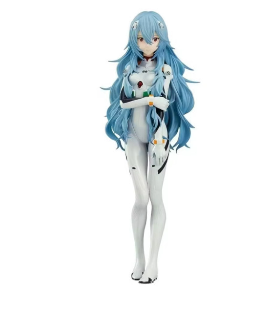 Kawaii Rei Ayanami Anime Figure 7in – Cute Evangelion PVC Doll Toy – Xmas Gift