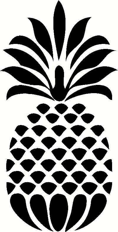 Vinyl Decal Wall Decor – Pineapple (Welcome)