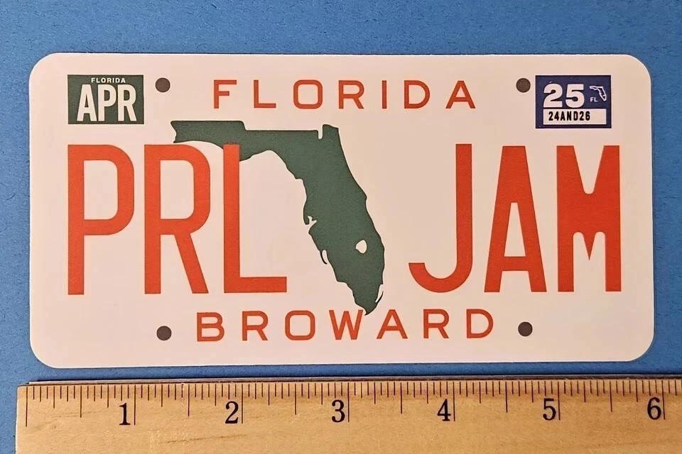 Pearl Jam 6"x3" Custom License 2025 Die-Cut Vinyl Sticker *Choose Your Own*