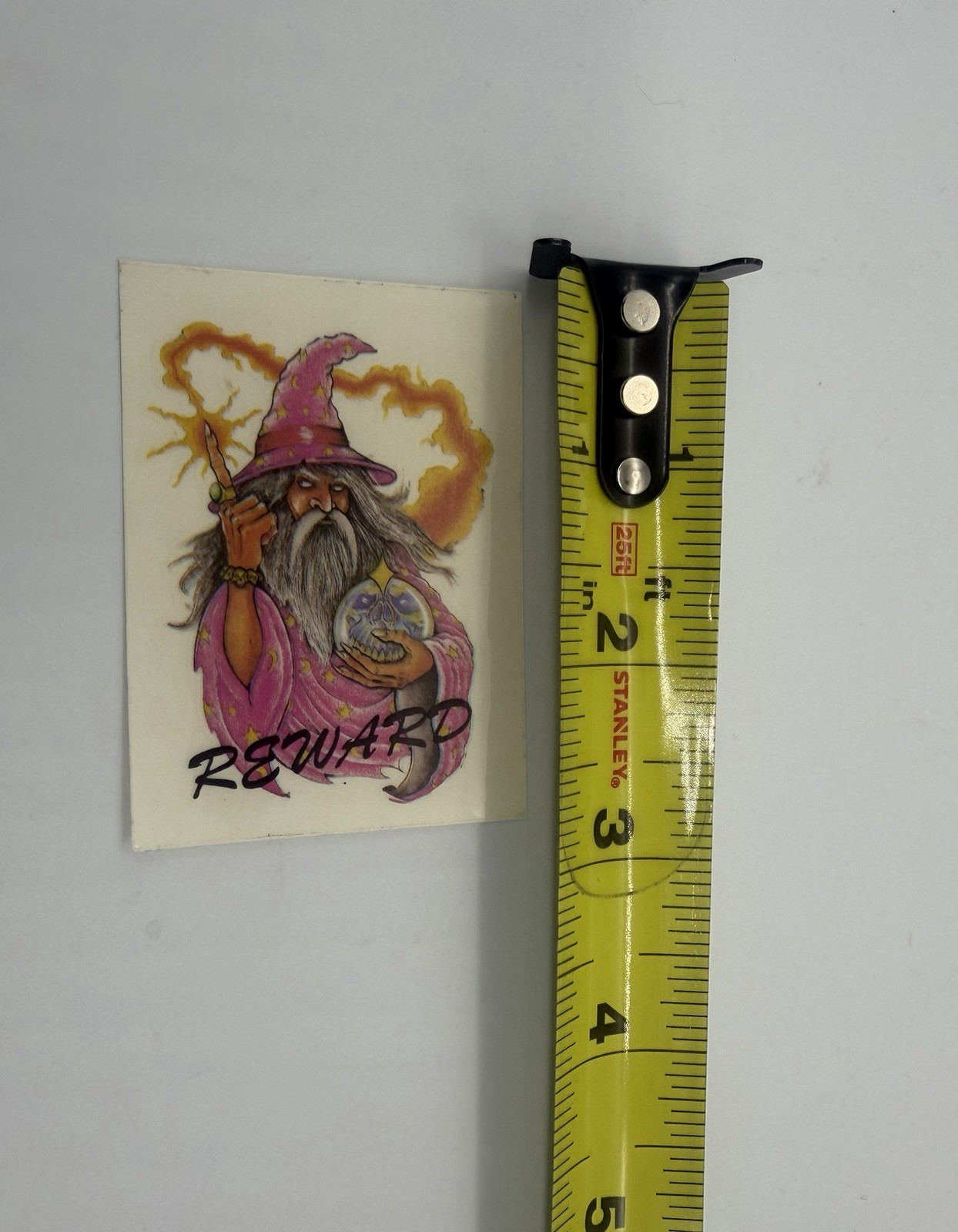 Wizard "Reward" Sticker 2.5" in size