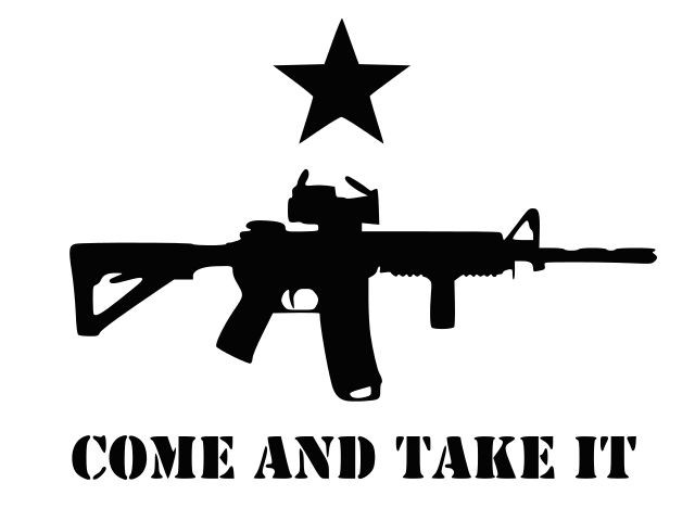 COME AND TAKE IT Vinyl Decal Car Sticker Wall Truck CHOOSE SIZE COLOR