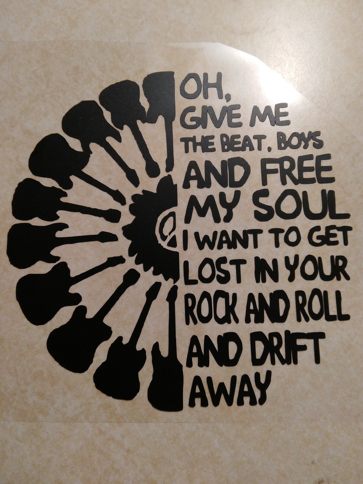 Rock And Roll Decal