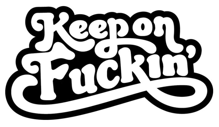 NEW LETHAL THREAT KEEP ON FUCKIN' MINI DECAL STICKER 3.5"x2" RC00293