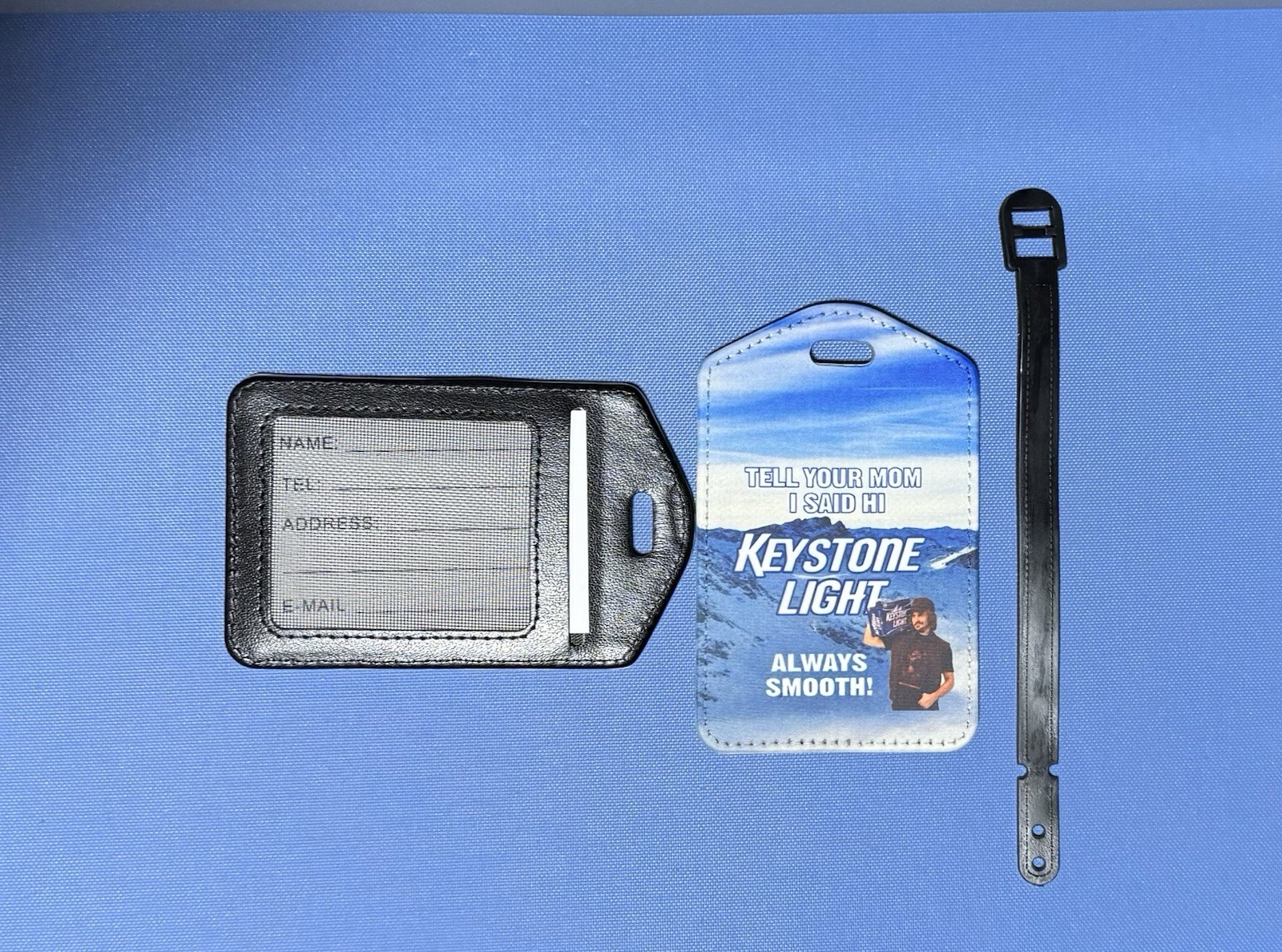 Keith stone keystone tell your mom hi suitcase Travel Bag name Tag Luggage