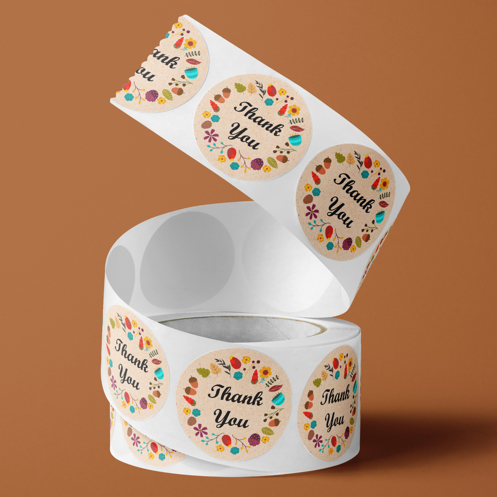 Custom Labels on a Roll | Gloss or Matte Lamination | Your Logo or Design