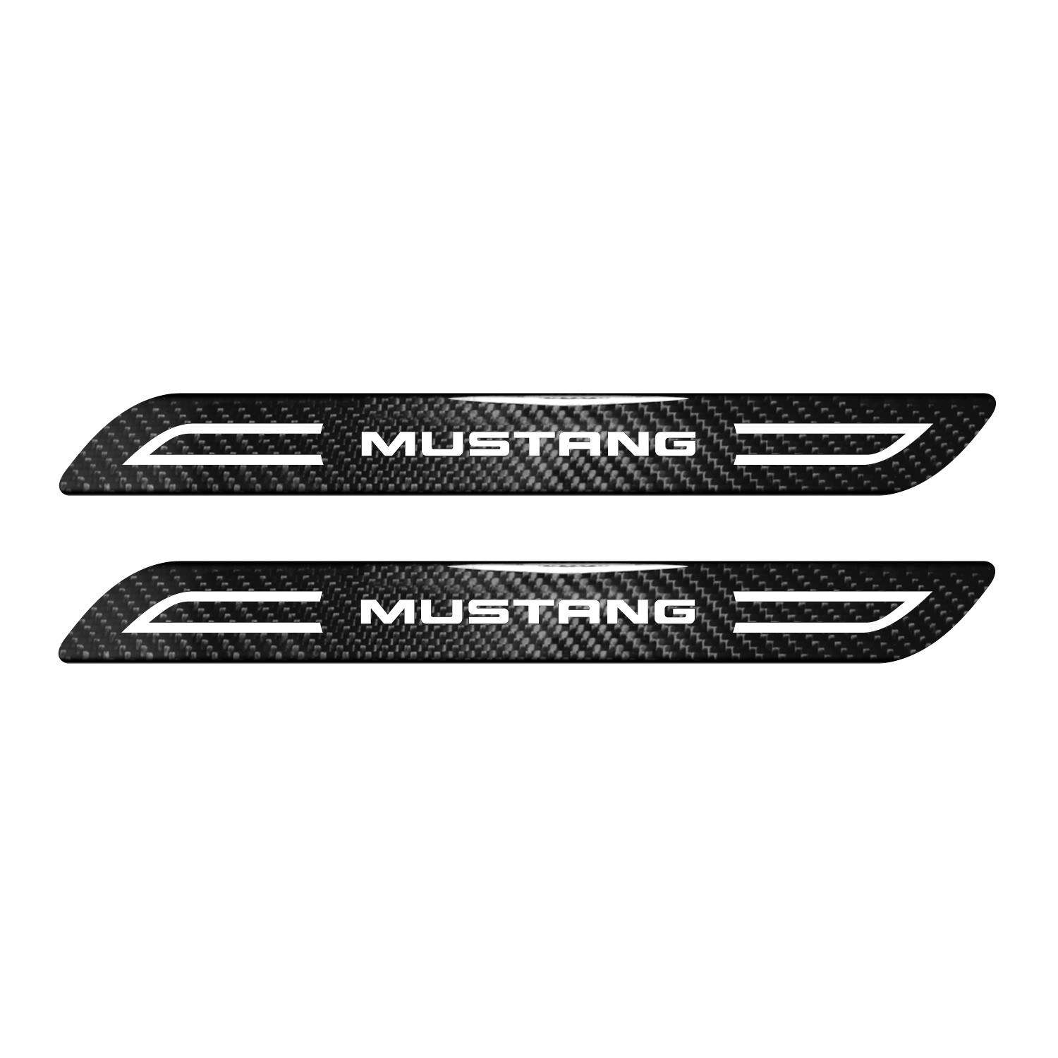 Ford Mustang Blade Style Carbon Fiber Car Bumper Door Protector Decals