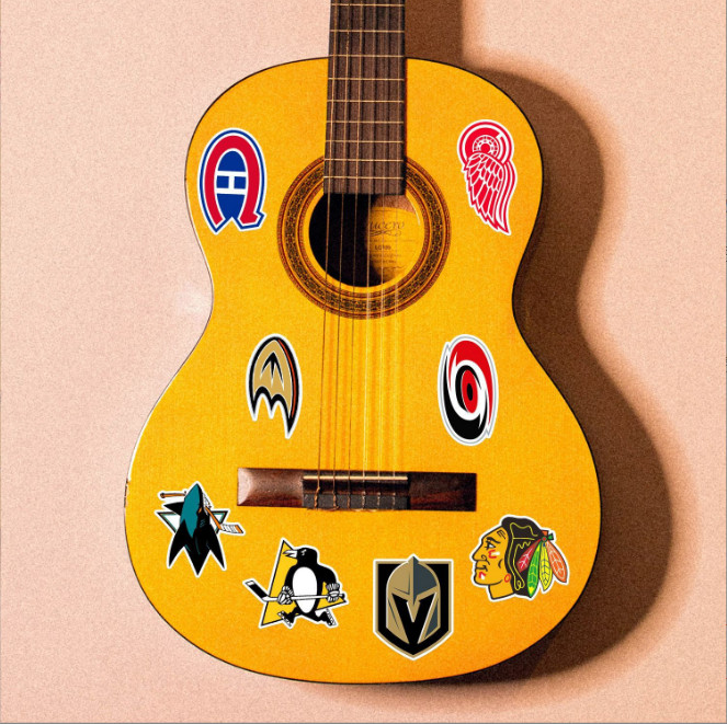 50 Pcs Stickers Hockey NHL Teams LOGO Fridge Luggage Skateboard Car Laptop Vinyl