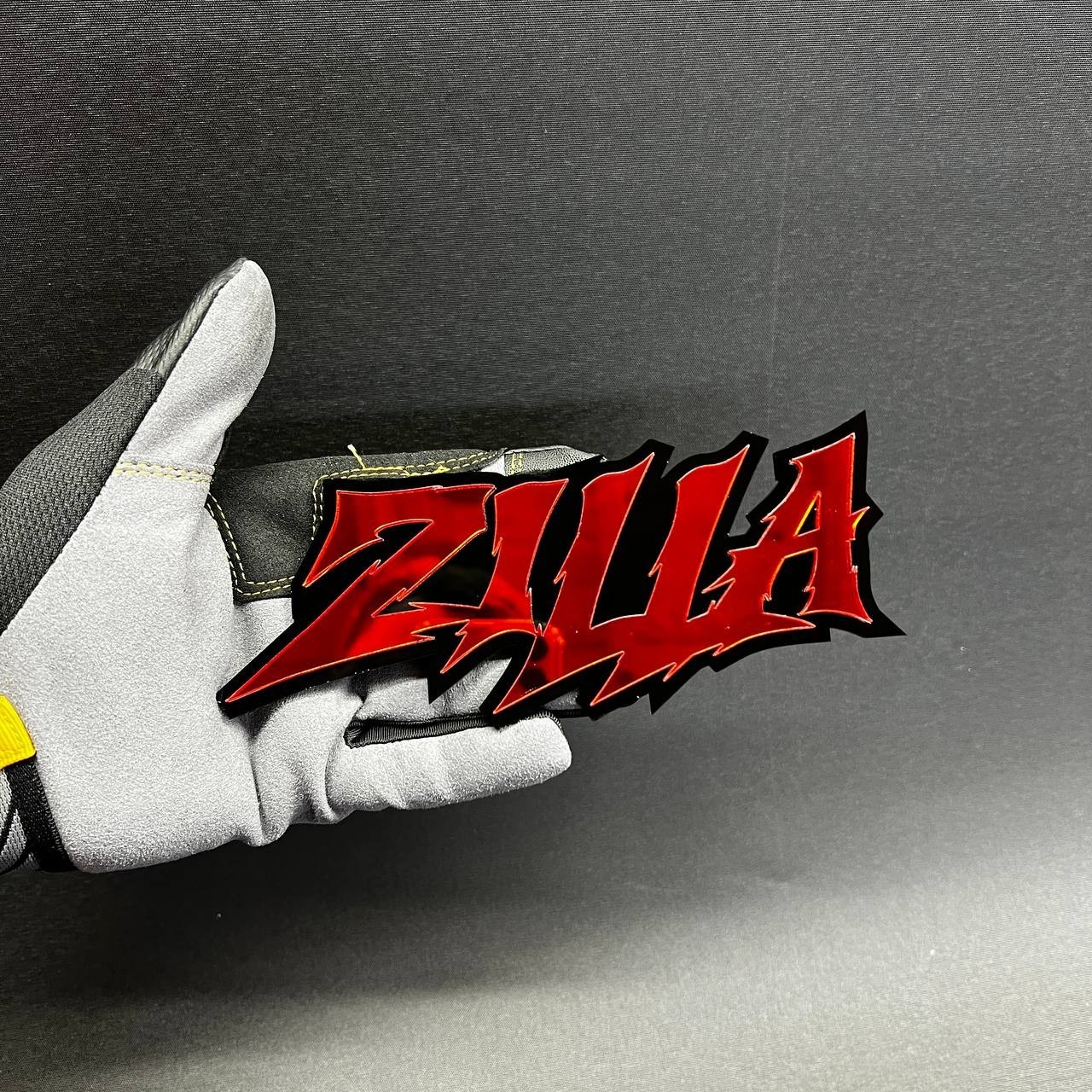 1PC ZILLA Custom 3D Text Car Badge Fender Emblem Tailgate Toolbox Decal