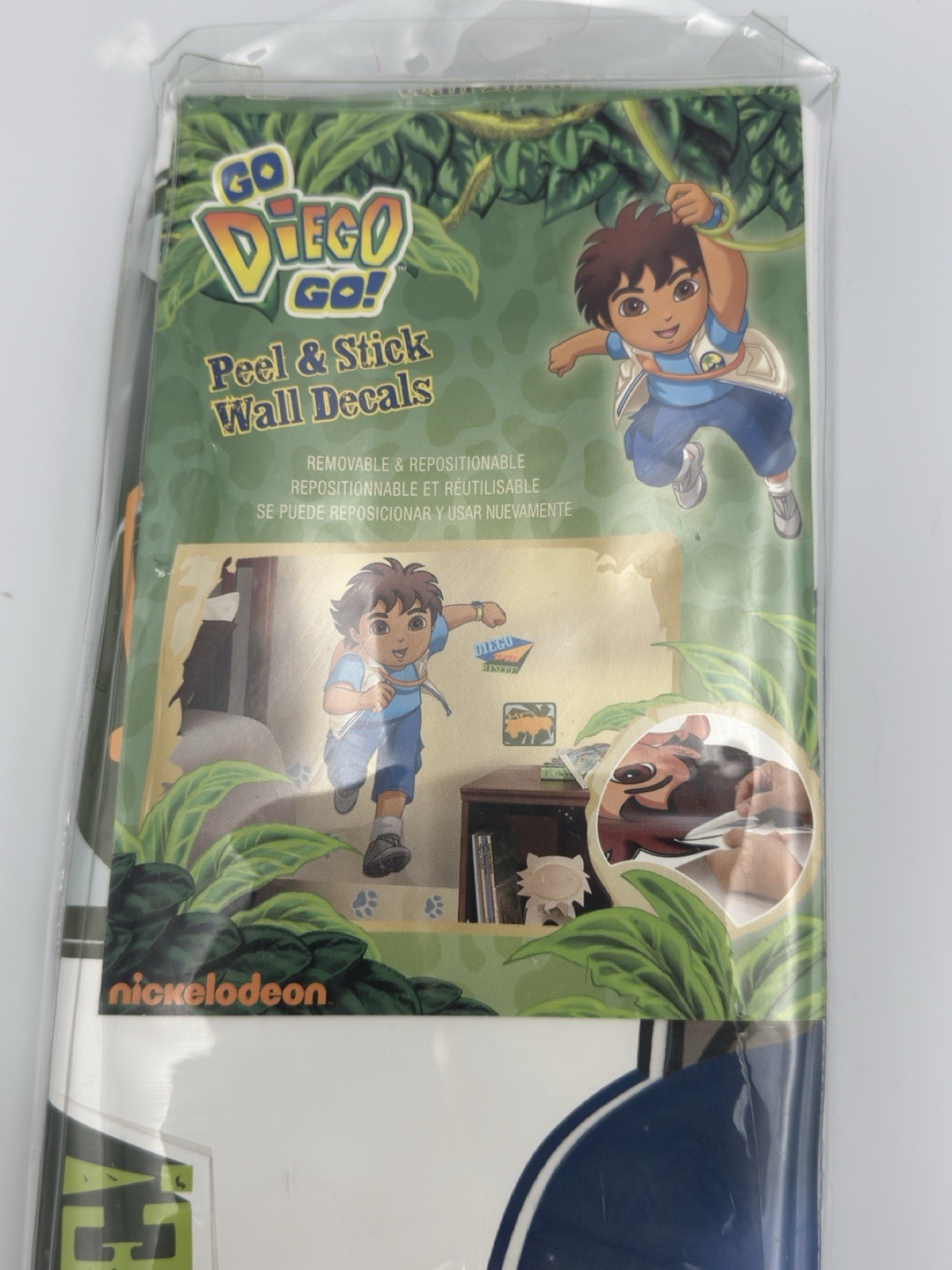 Vintage 2007 Go Diego Go Nickelodeon Wall Decals Room Appliques NOS