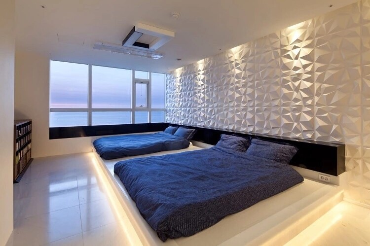 12Pcs 3D Effect Wall Decor 3D Tile Brick Wall DIY Wallpaper Home Decor 11.8"